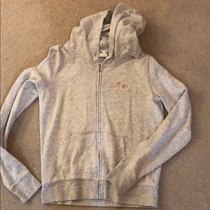 Victoria secret pink hooded sweatshirt with sequin